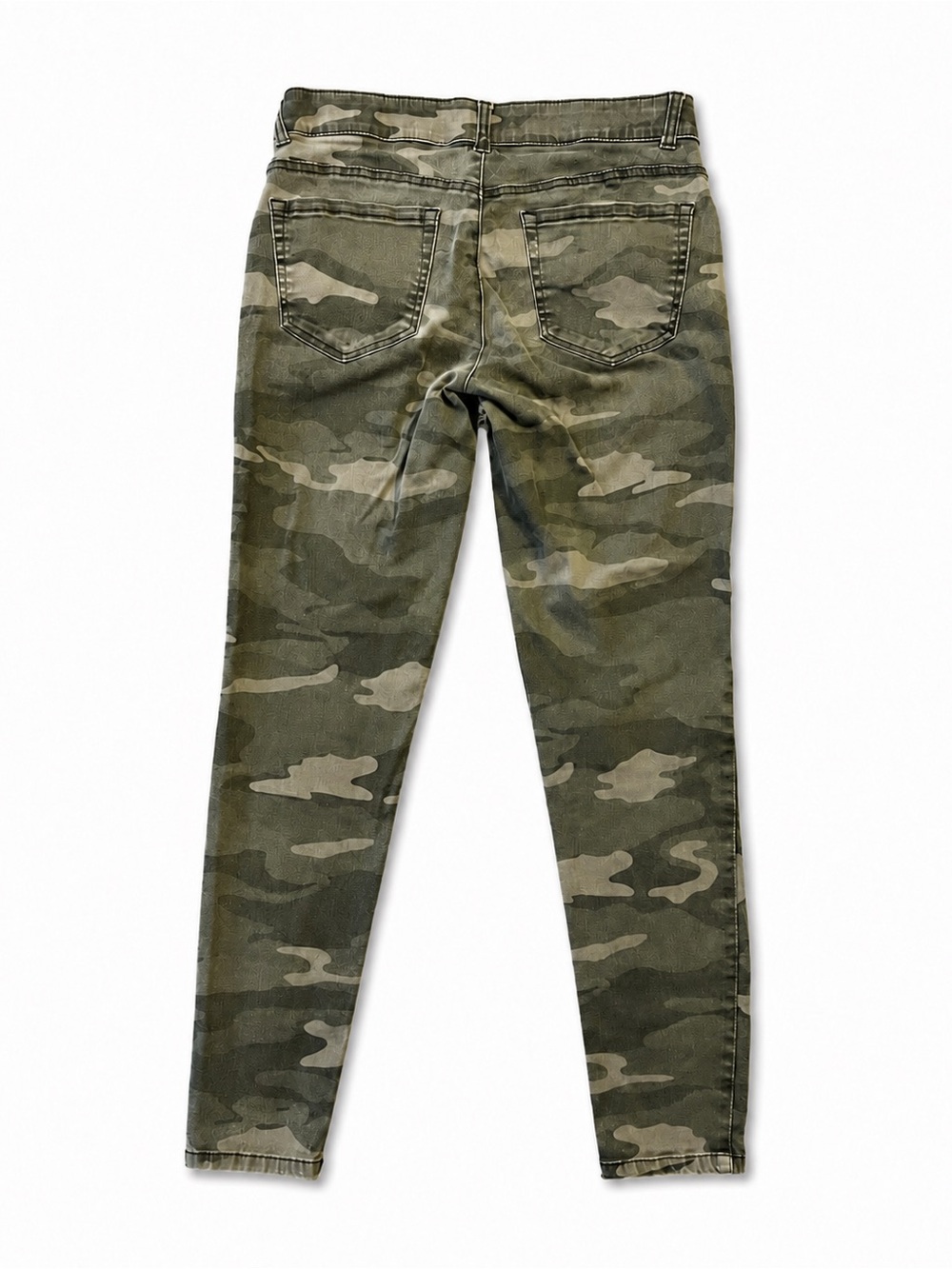 Democracy Ab Solution Camo Skinny Pants 4P Zip Pocket Stretch - Picture 3 of 9